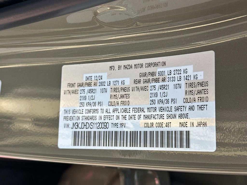 Certified 2025 MAZDA CX-70 3.3 Turbo w/ Premium Package image 32