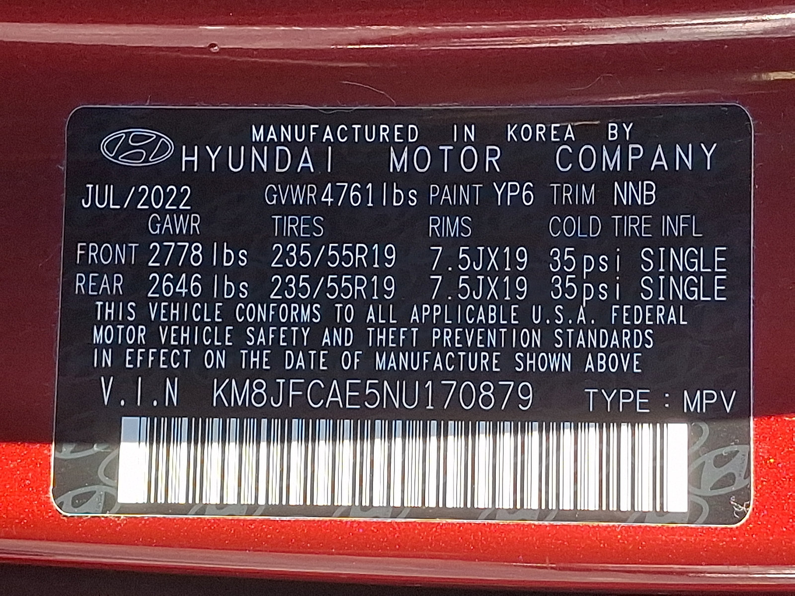 Used 2022 Hyundai Tucson N Line AWD/4WD image 27