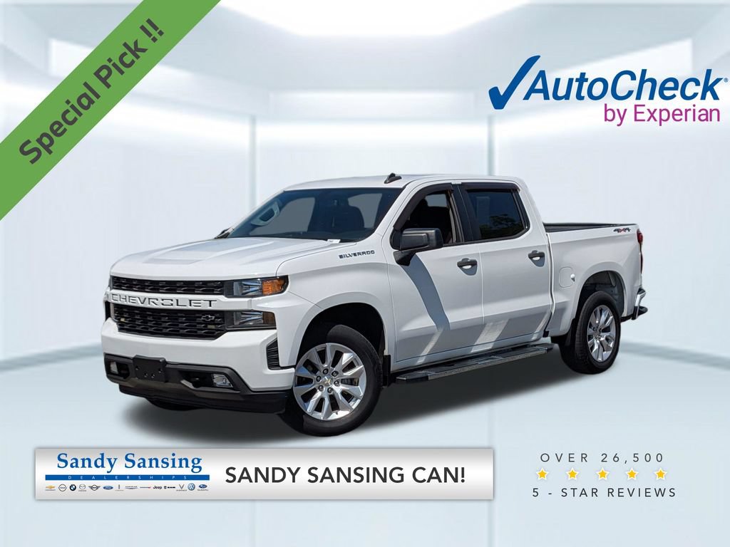 Used 2020 Chevrolet Silverado 1500 Custom w/ Custom Value Package AWD/4WD image 1