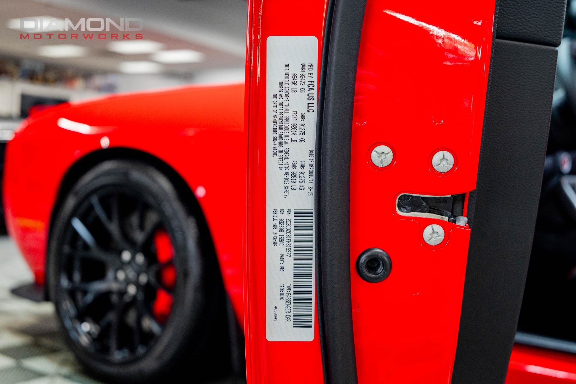 Used 2015 Dodge Challenger SRT Hellcat RWD image 79