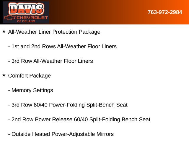 New 2026 Chevrolet Tahoe RST w/ Comfort Package AWD/4WD image 10
