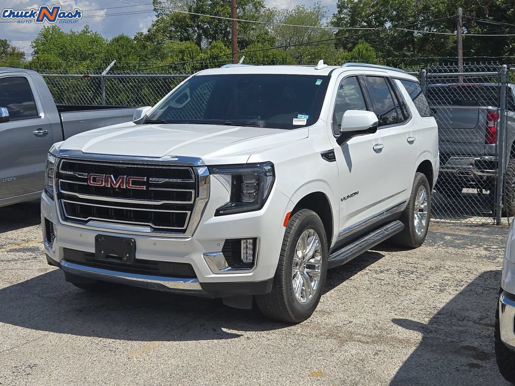 Used 2021 GMC Yukon SLT w/ SLT Premium Package RWD image 3