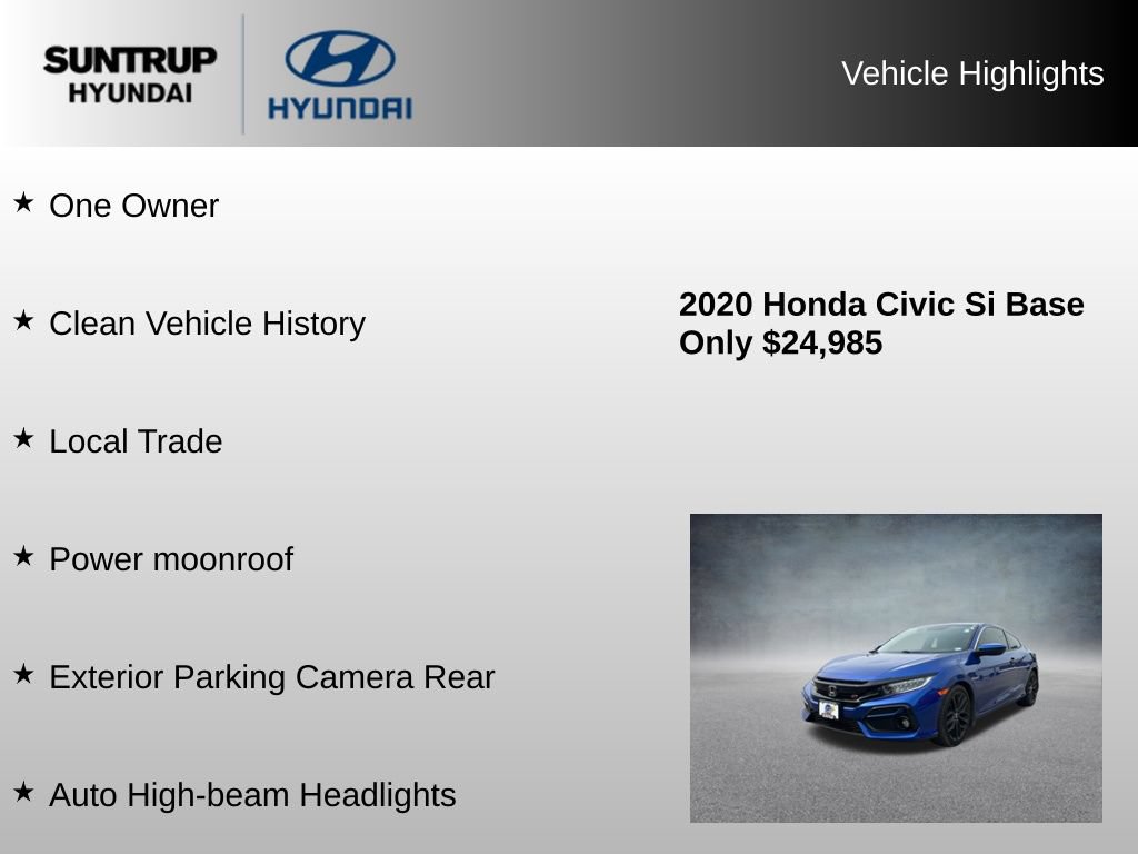 Used 2020 Honda Civic Si image 7