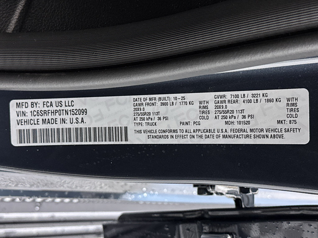 New 2026 RAM 1500 Limited w/ Body Color Bumper Group AWD/4WD image 36