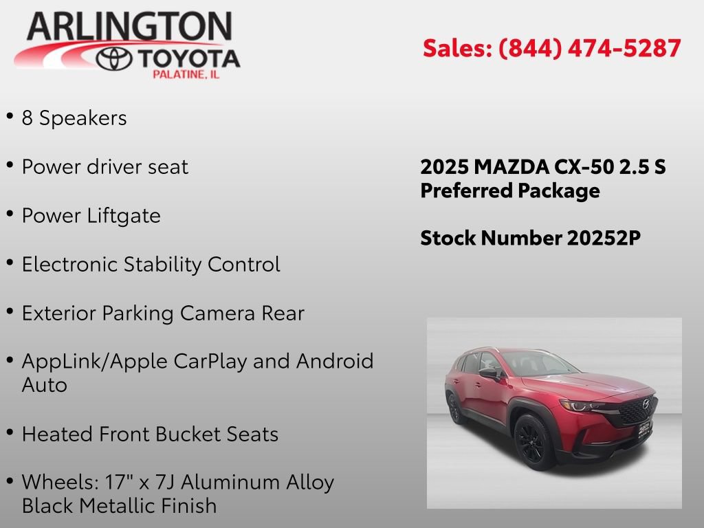 Used 2025 MAZDA CX-50 AWD 2.5 S w/ Preferred Package video 2