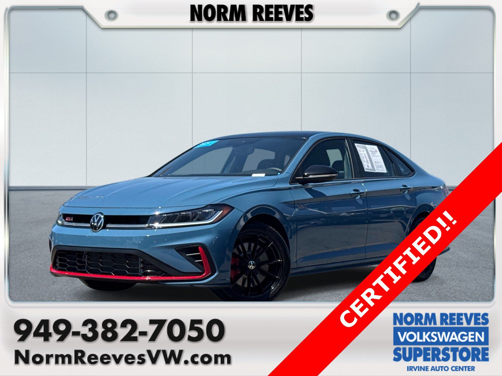 Certified 2025 Volkswagen Jetta GLI Autobahn w/ GLI Black Package