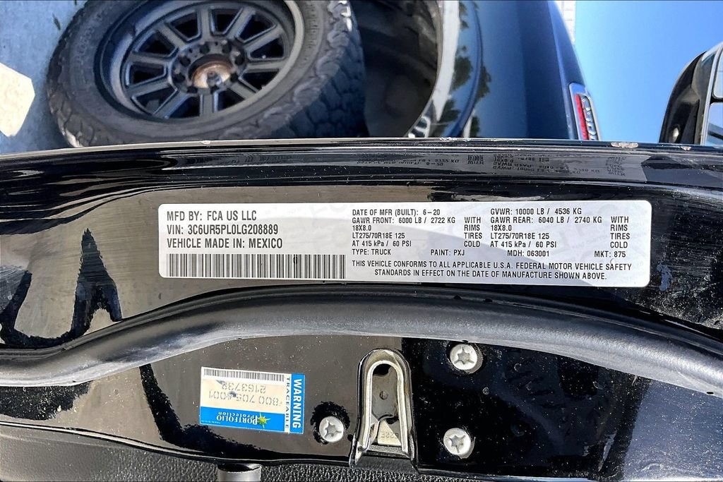 Certified 2020 RAM 2500 Limited AWD/4WD image 33