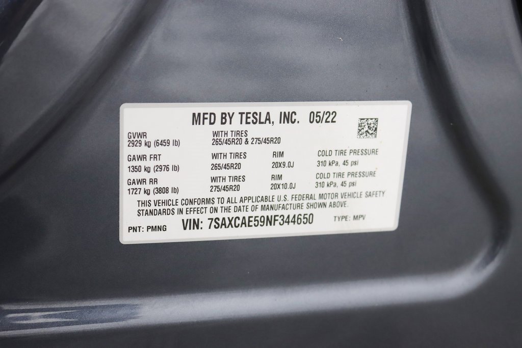 Used 2022 Tesla Model X image 41