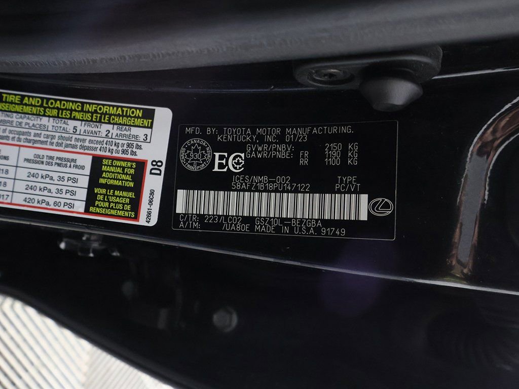 Used 2023 Lexus ES 350 w/ Ultra Luxury Package image 54