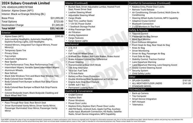 Used 2024 Subaru Crosstrek 2.5i Limited image 5