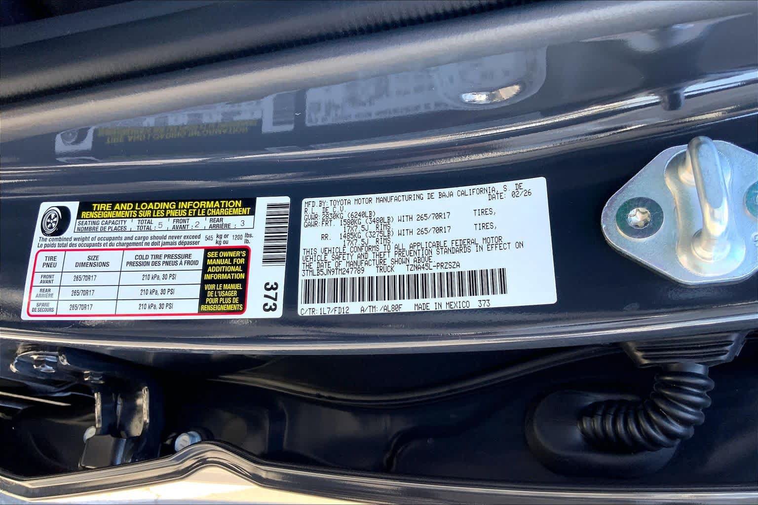 Used 2026 Toyota Tacoma TRD Off-Road AWD/4WD image 36