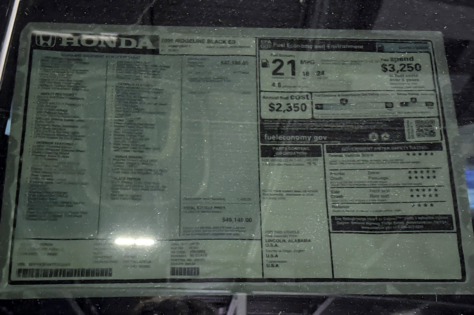 New 2026 Honda Ridgeline Black Edition image 33