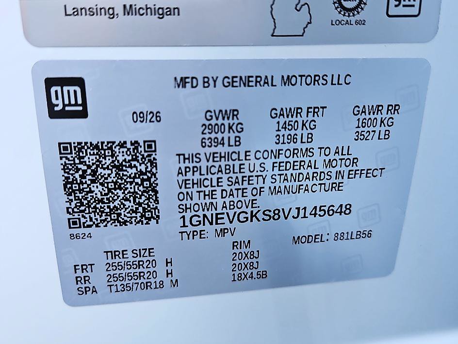 New 2027 Chevrolet Traverse LT w/ Midnight/Sport Edition AWD/4WD image 21