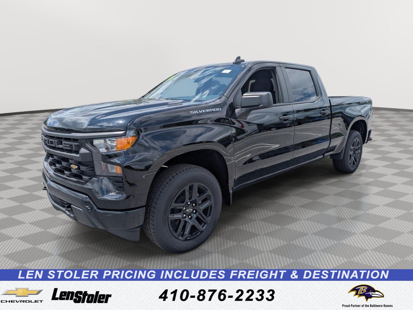 New 2026 Chevrolet Silverado 1500 Custom w/ LPO, Dark Essentials Package