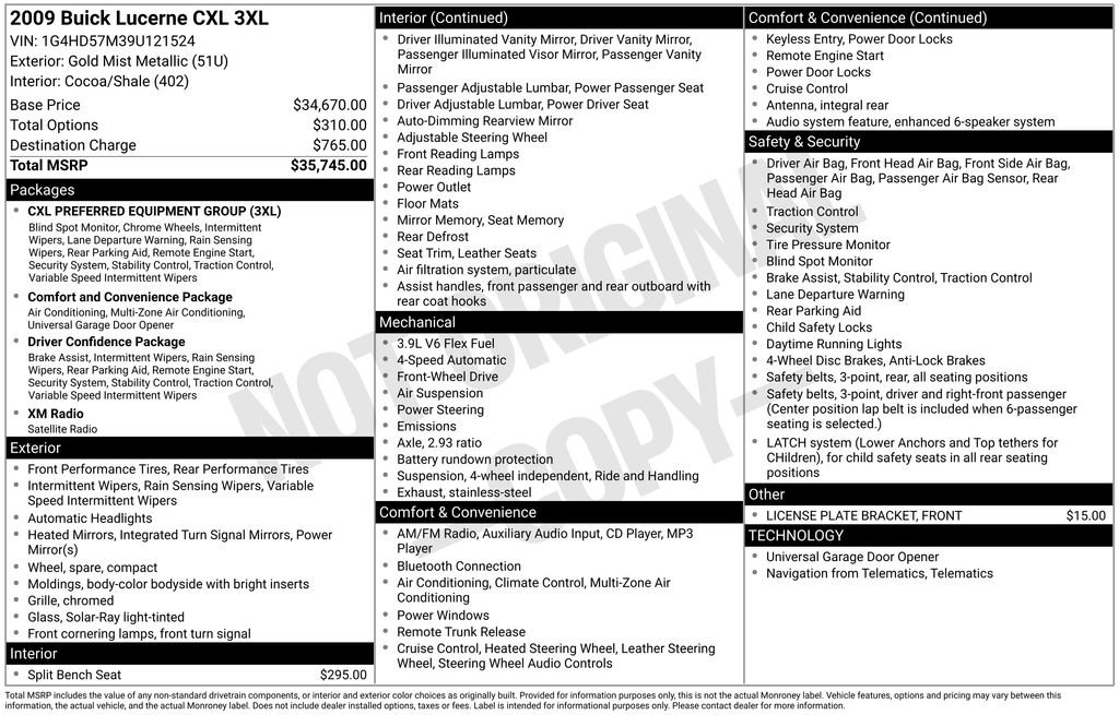 Used 2009 Buick Lucerne CXL image 18