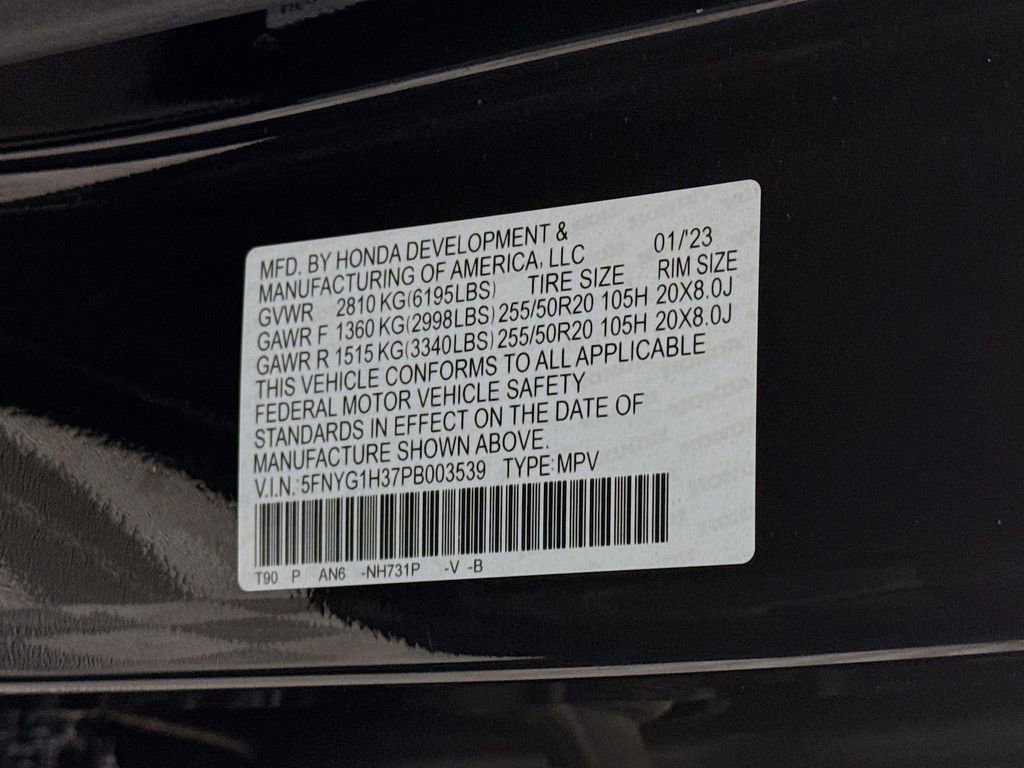 Certified 2023 Honda Pilot Sport image 28