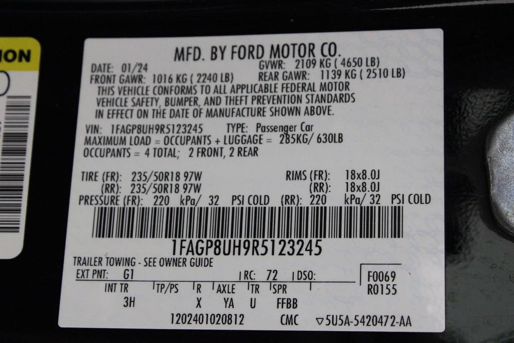 Used 2024 Ford Mustang Premium RWD image 18