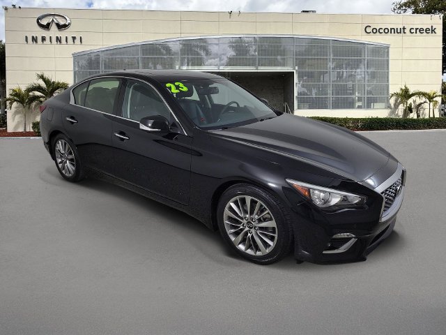 Used 2023 INFINITI Q50 Luxe w/ Cargo Package