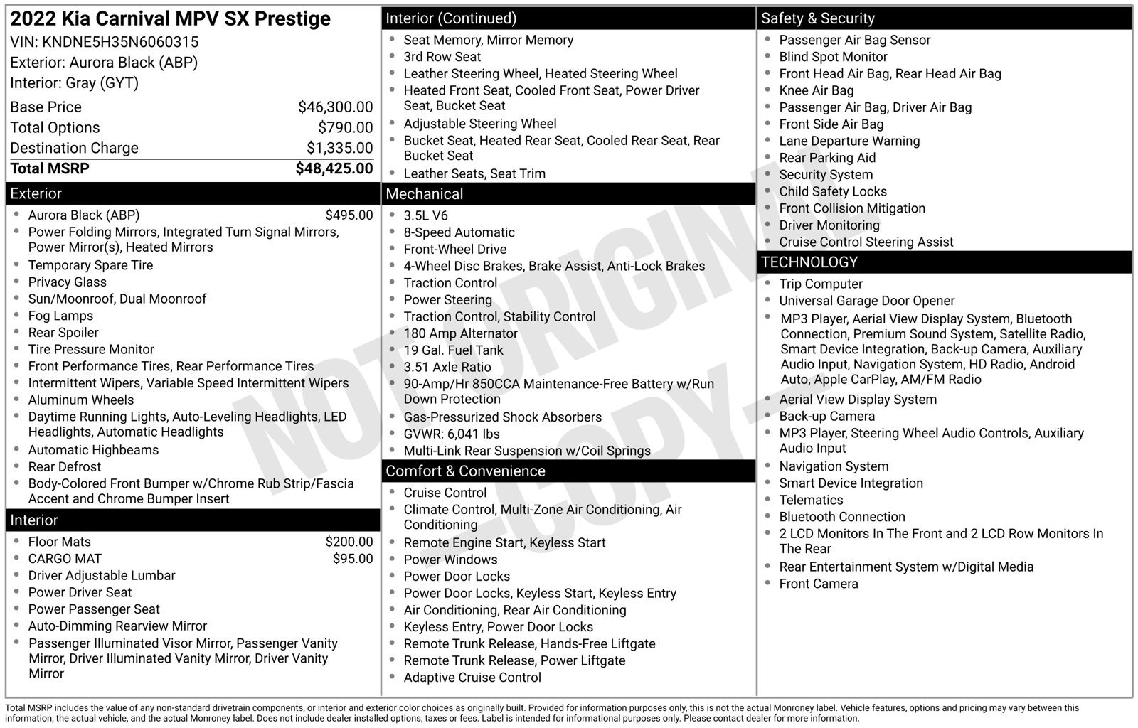 Used 2022 Kia Carnival SX Prestige FWD image 3