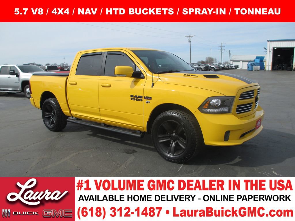 Used 2016 RAM 1500 Sport w/ Stinger Yellow Sport Package