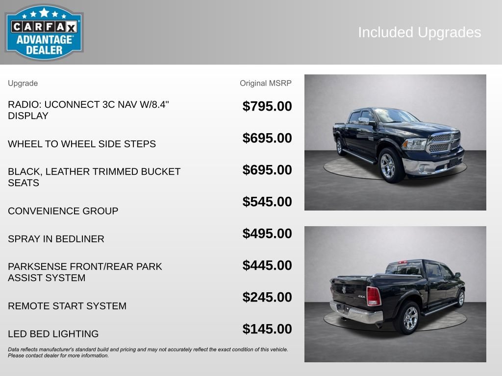 Used 2017 RAM 1500 Laramie w/ Convenience Group AWD/4WD image 5