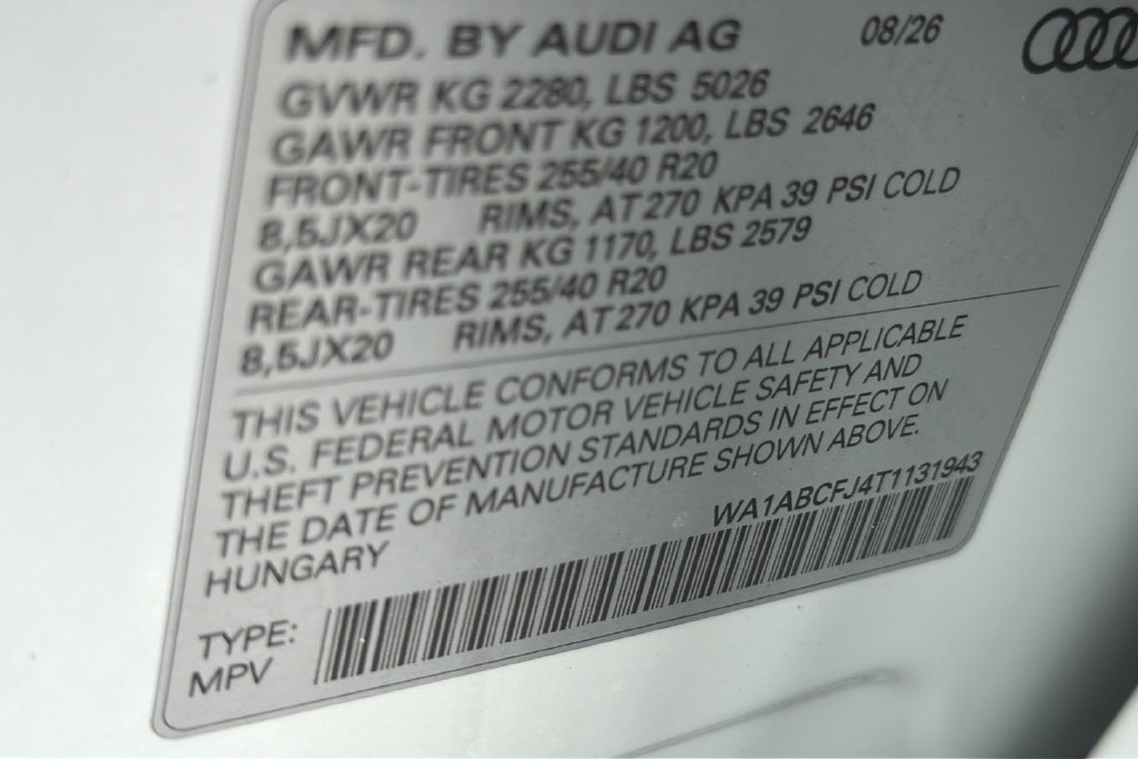 New 2026 Audi Q3 quattro 2.0T AWD/4WD image 27