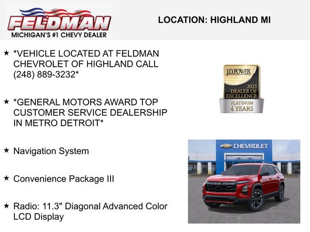 New 2026 Chevrolet Equinox RS w/ Convenience Package III image 3