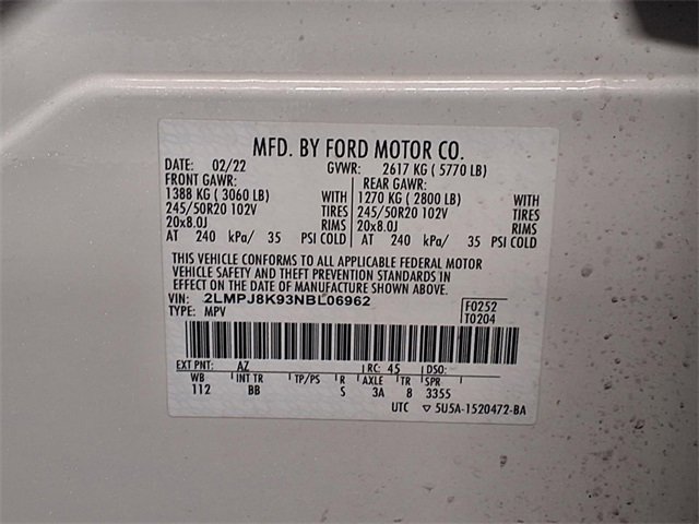 Used 2022 Lincoln Nautilus Reserve image 35