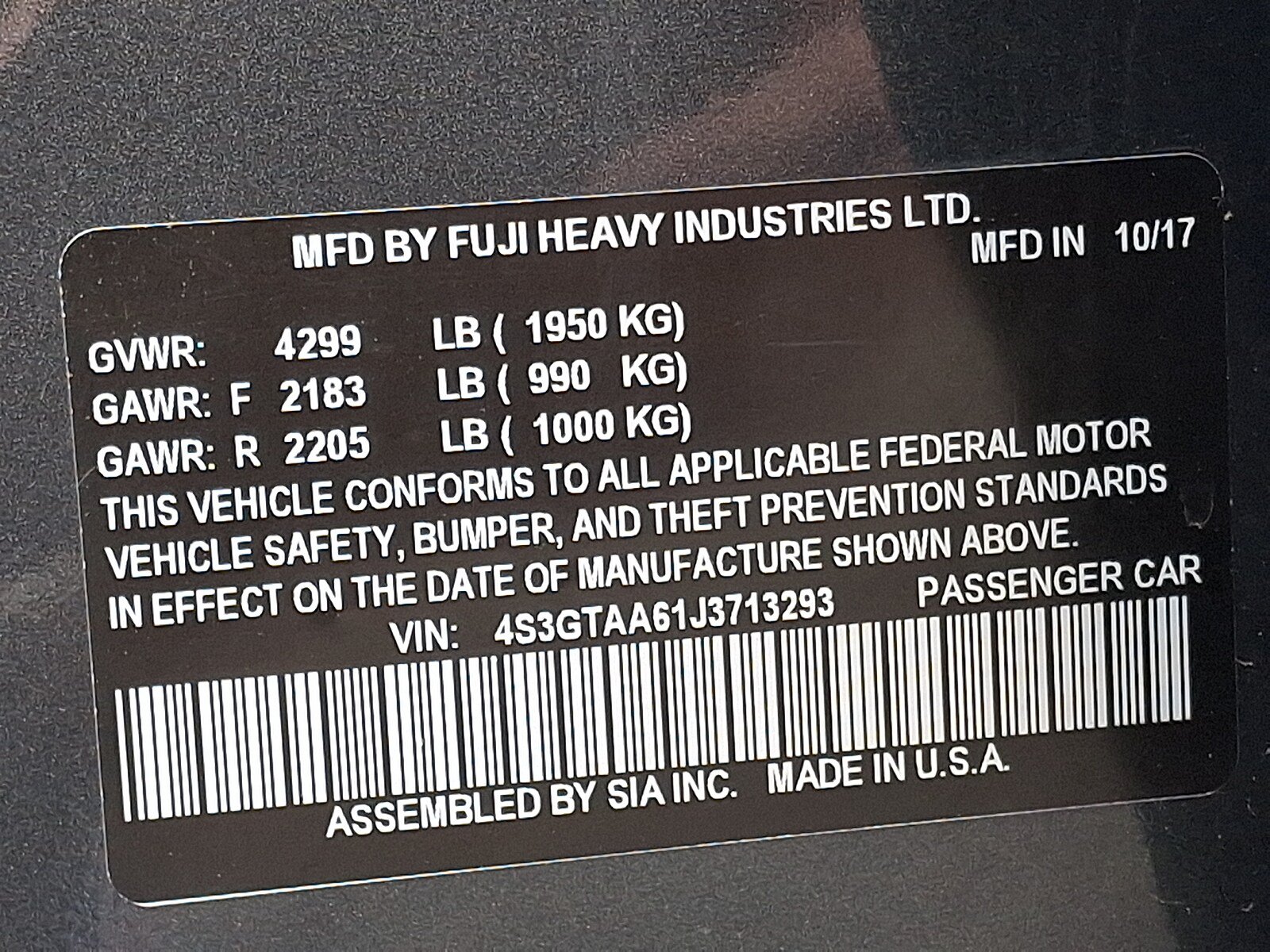 Used 2018 Subaru Impreza 2.0i AWD/4WD image 25