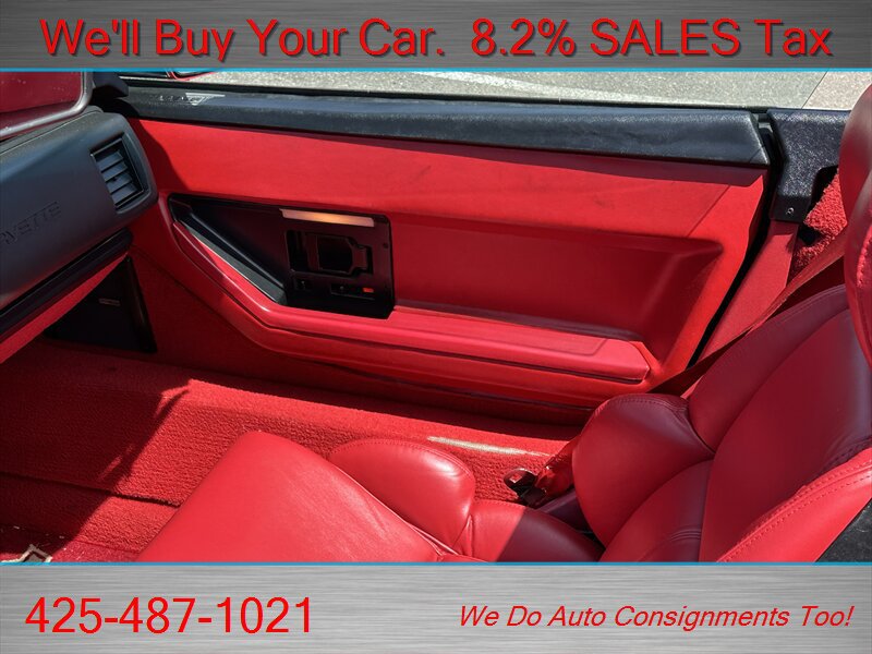 Used 1989 Chevrolet Corvette Convertible RWD image 13