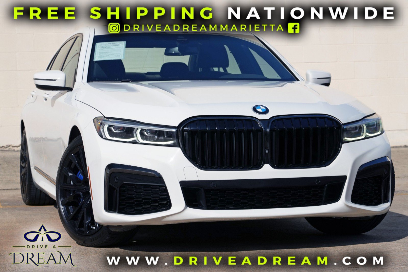 Used 2022 BMW 740i w/ M Sport Package RWD image 2