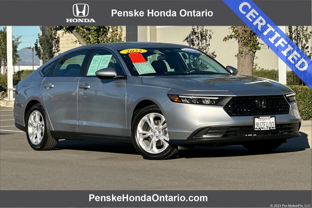 Certified 2025 Honda Accord LX