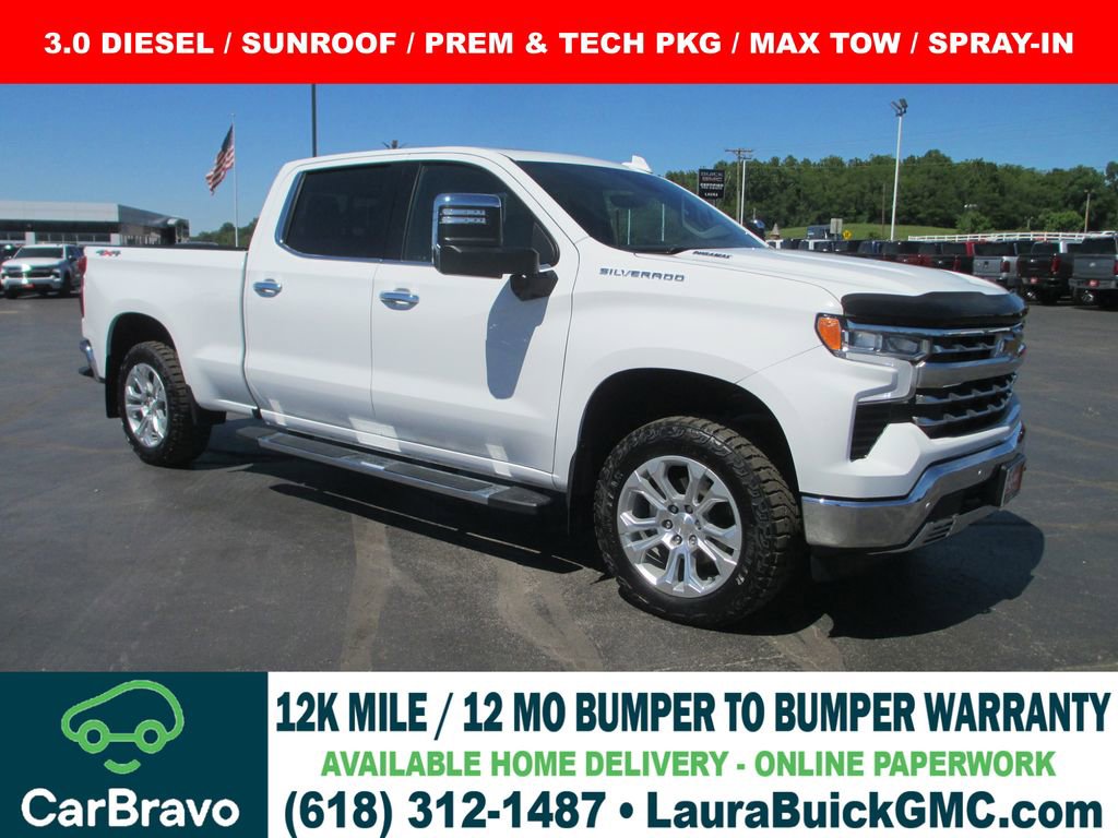 Used 2024 Chevrolet Silverado 1500 LTZ w/ LTZ Premium Package AWD/4WD image 1