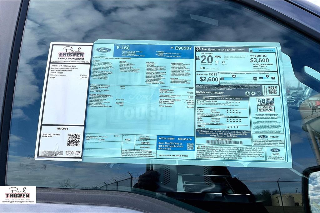 New 2025 Ford F150 STX w/ Equipment Group 200A AWD/4WD image 14