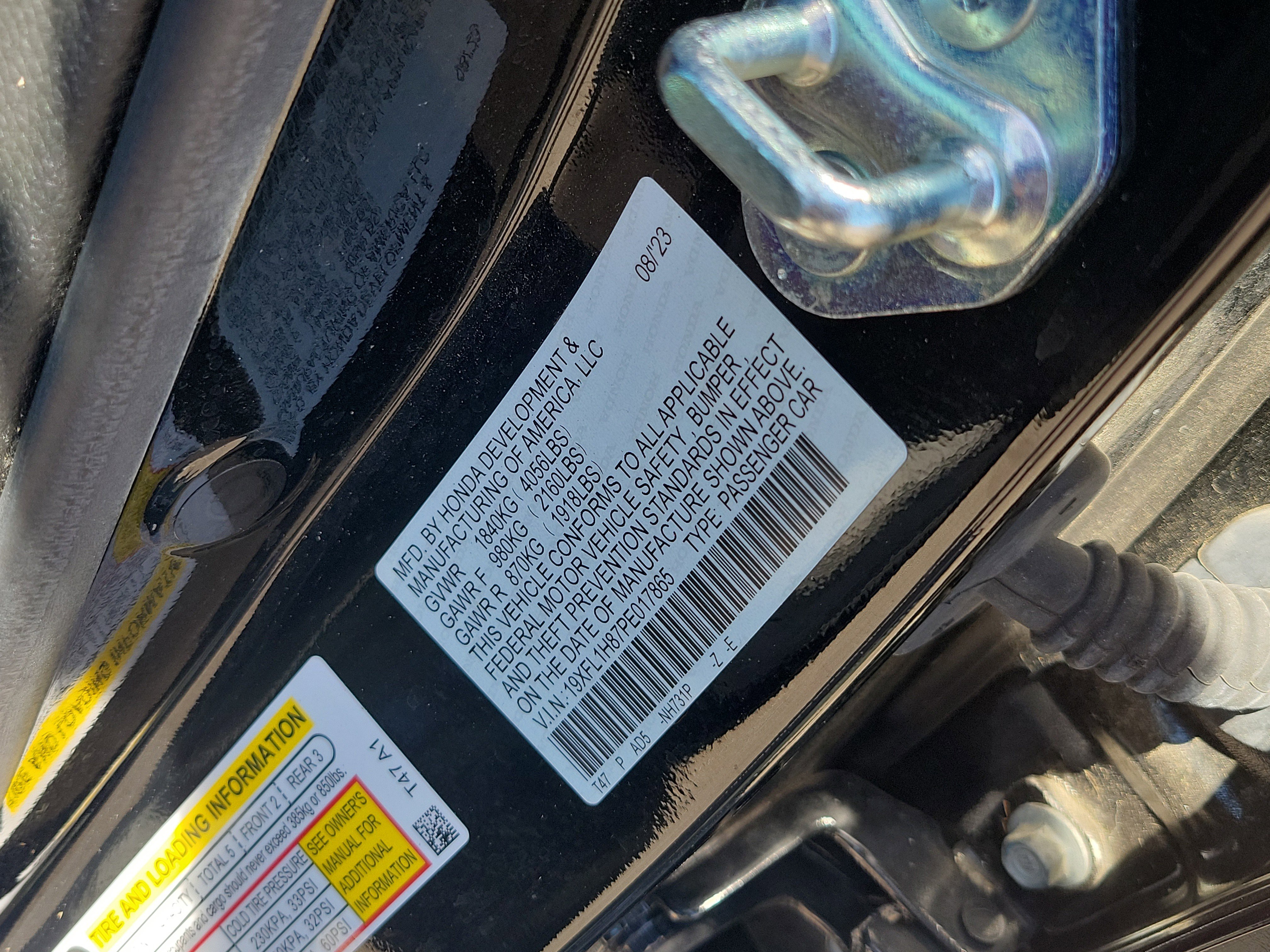 Certified 2023 Honda Civic Sport Touring image 34