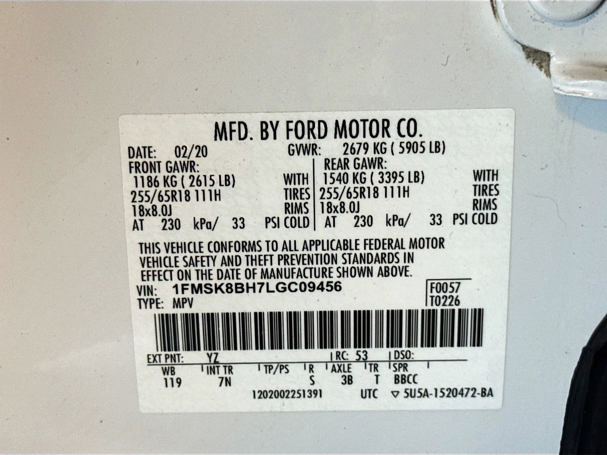 Used 2020 Ford Explorer 4WD image 12