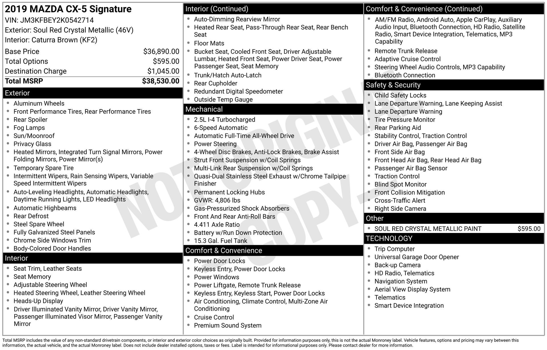 Used 2019 MAZDA CX-5 Signature image 4