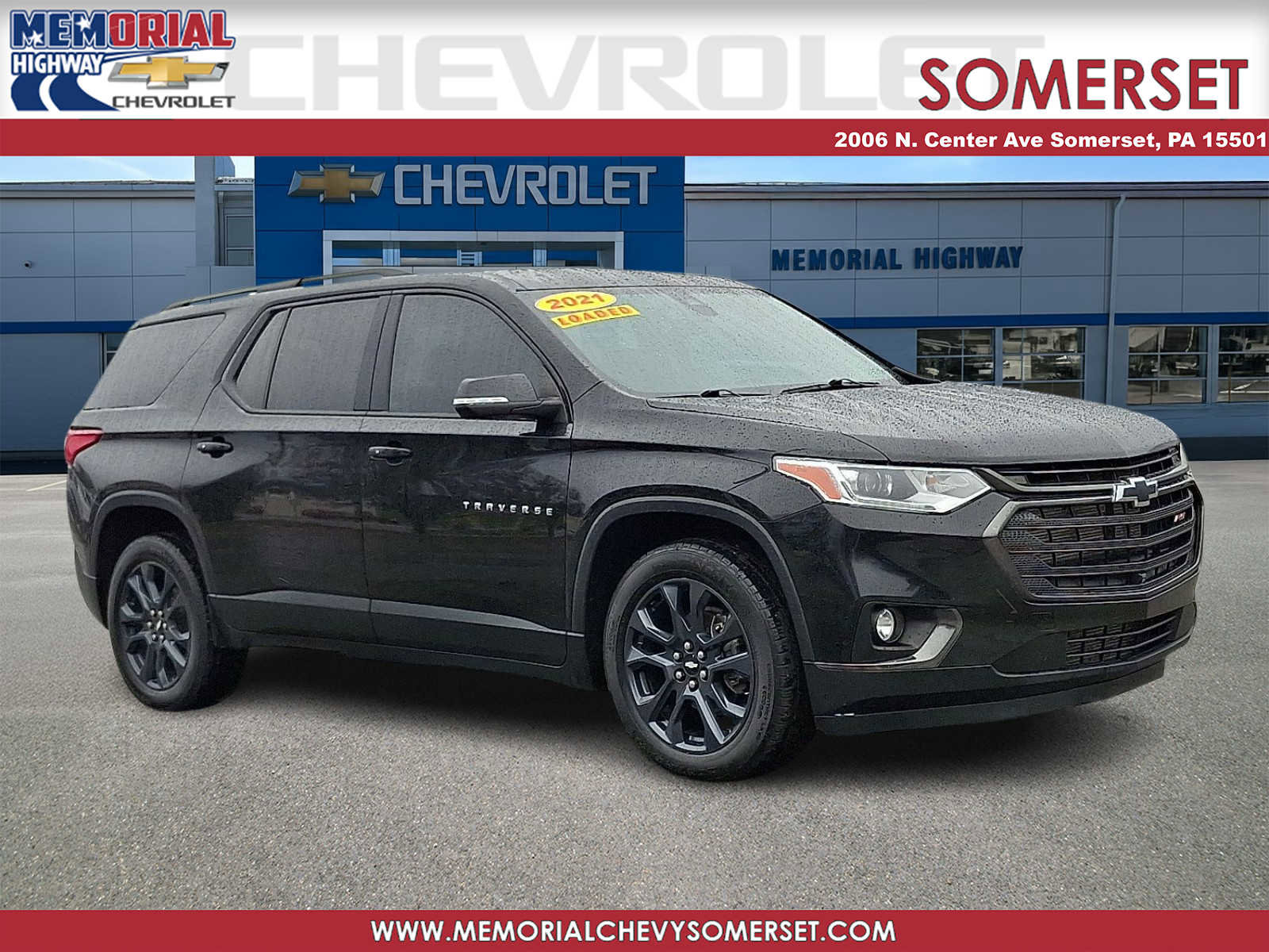 Used 2021 Chevrolet Traverse RS