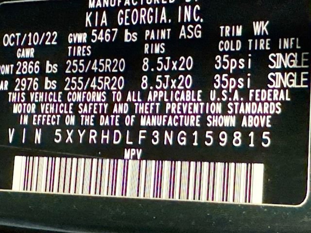 Used 2022 Kia Sorento X-Line EX image 34