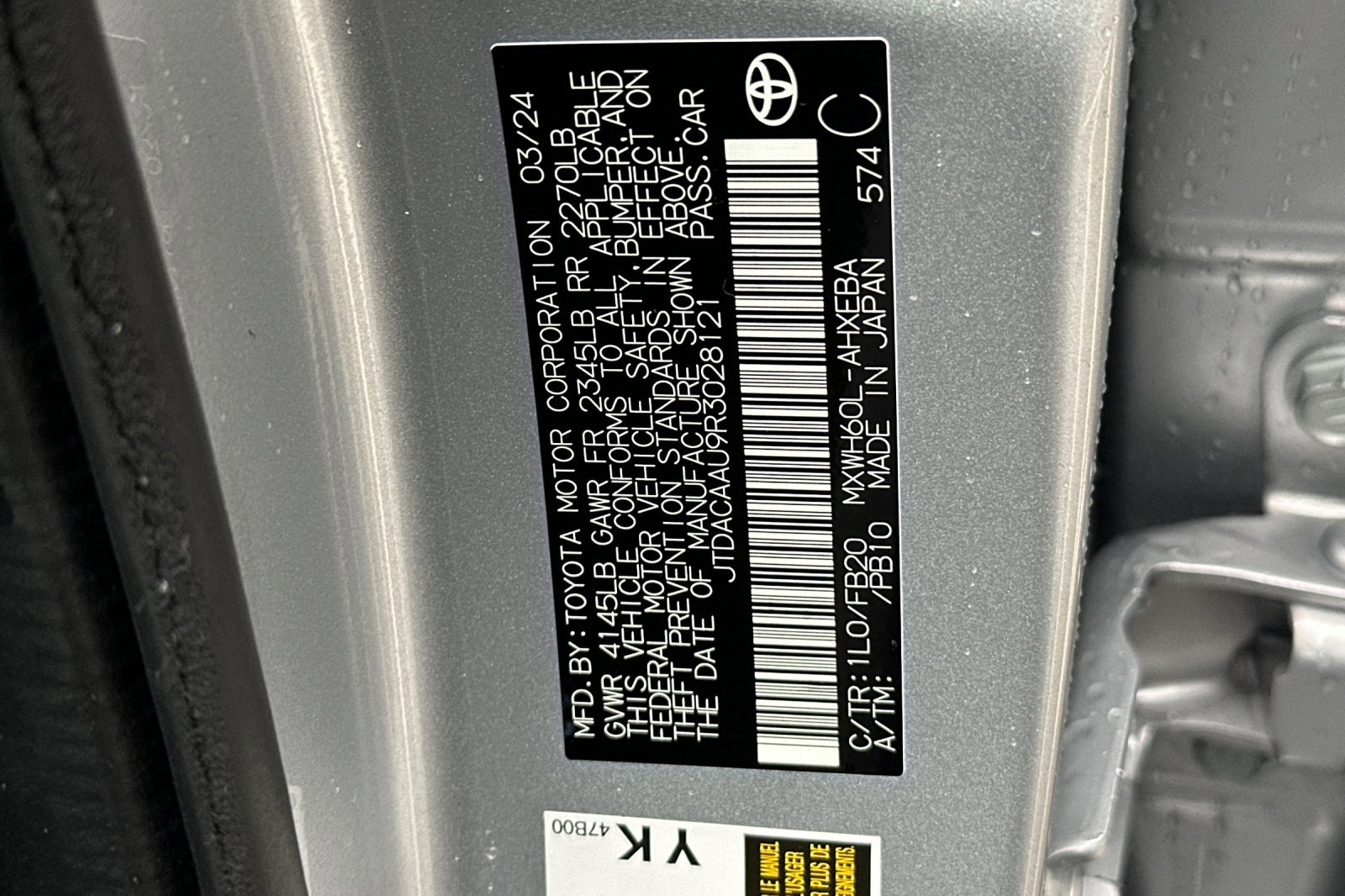 Used 2024 Toyota Prius LE image 28