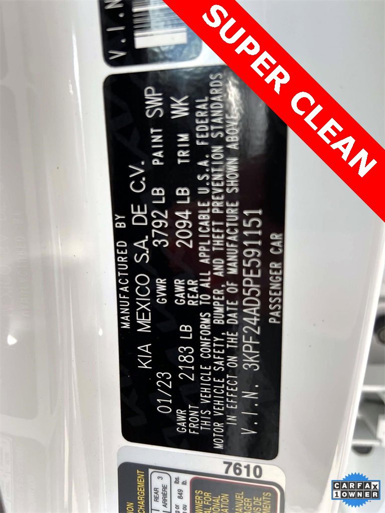 Used 2023 Kia Forte LXS w/ LXS Technology Package image 17