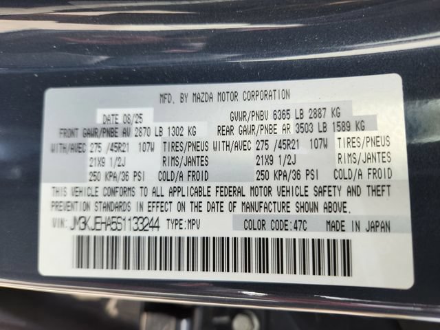 Certified 2025 MAZDA CX-70 Plug-In Hybrid w/ Premium Plus AWD/4WD image 28