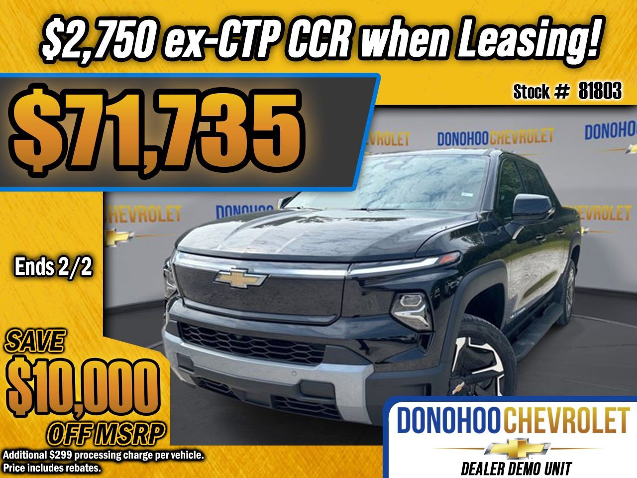 New 2026 Chevrolet Silverado EV LT w/ Premium Package image 1