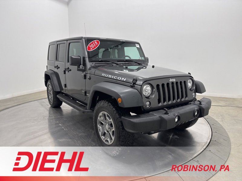 Certified 2018 Jeep Wrangler Unlimited Rubicon w/ Connectivity Group