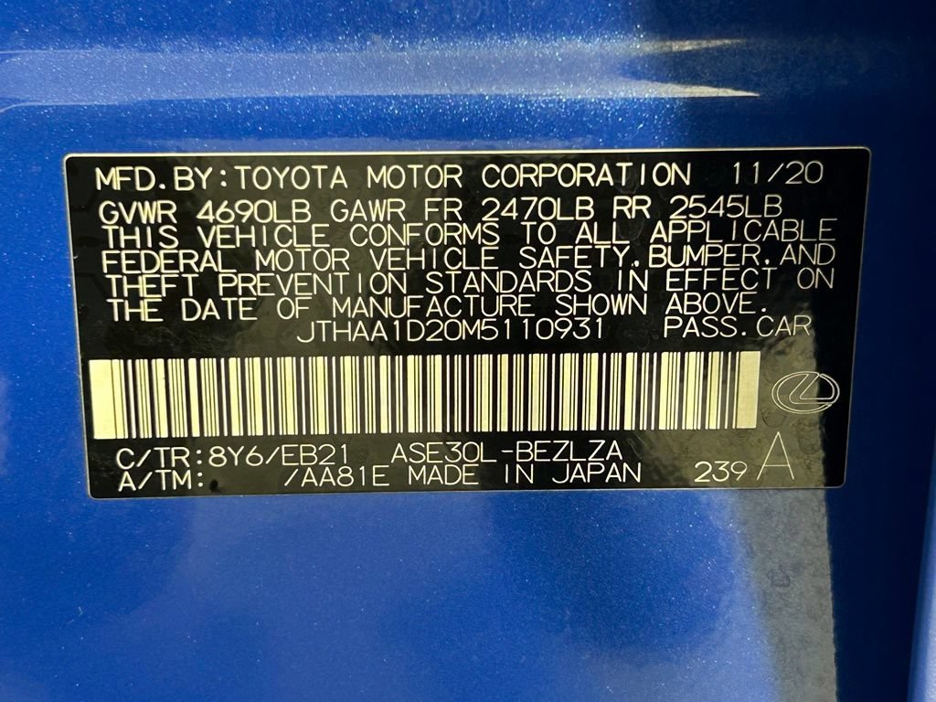 Used 2021 Lexus IS 300 w/ Accessory Package RWD image 39