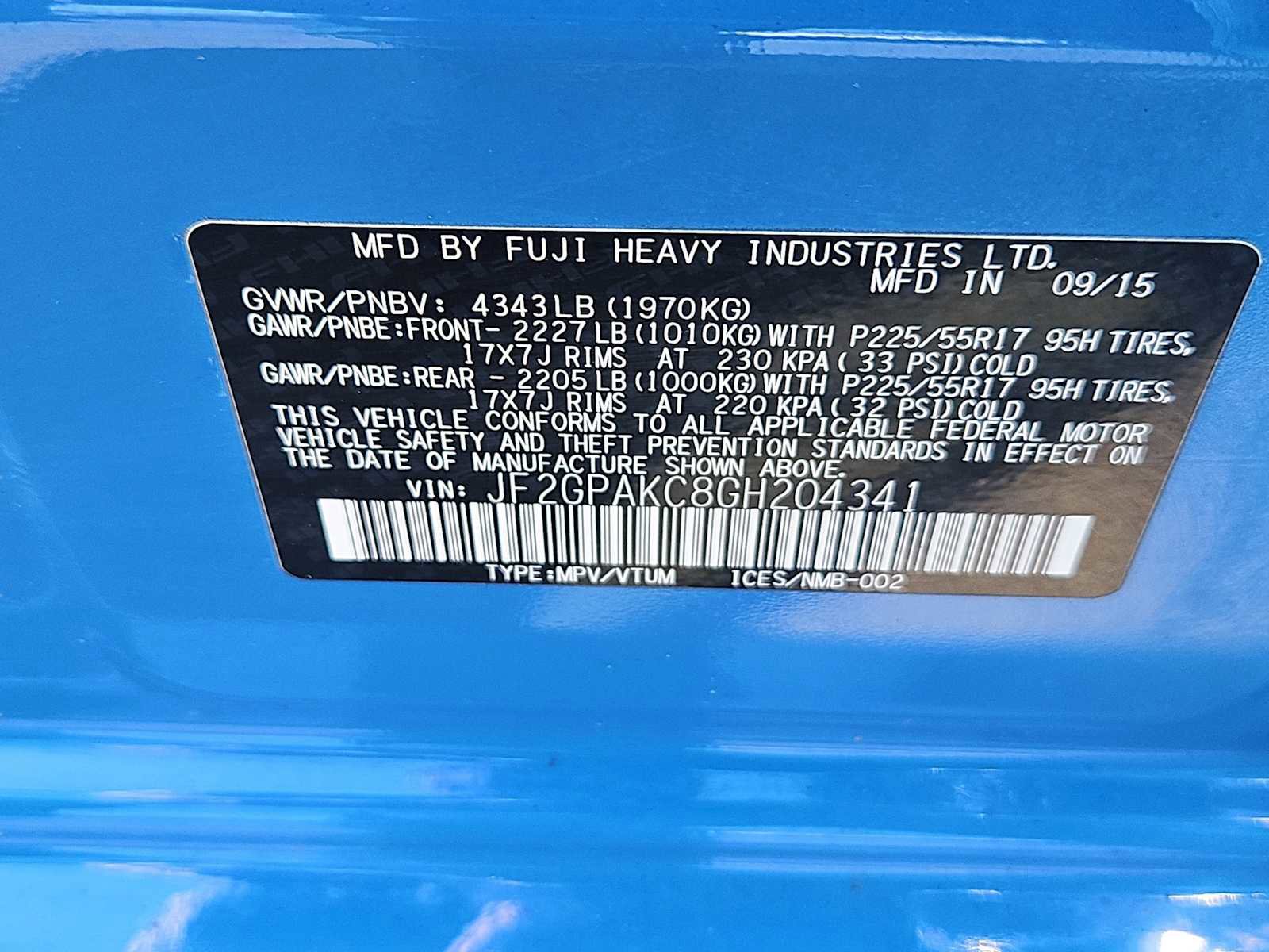 Used 2016 Subaru Crosstrek 2.0i Limited image 14