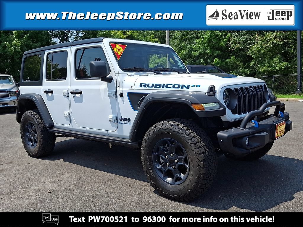 Certified 2023 Jeep Wrangler Unlimited Rubicon 4xe AWD/4WD image 1
