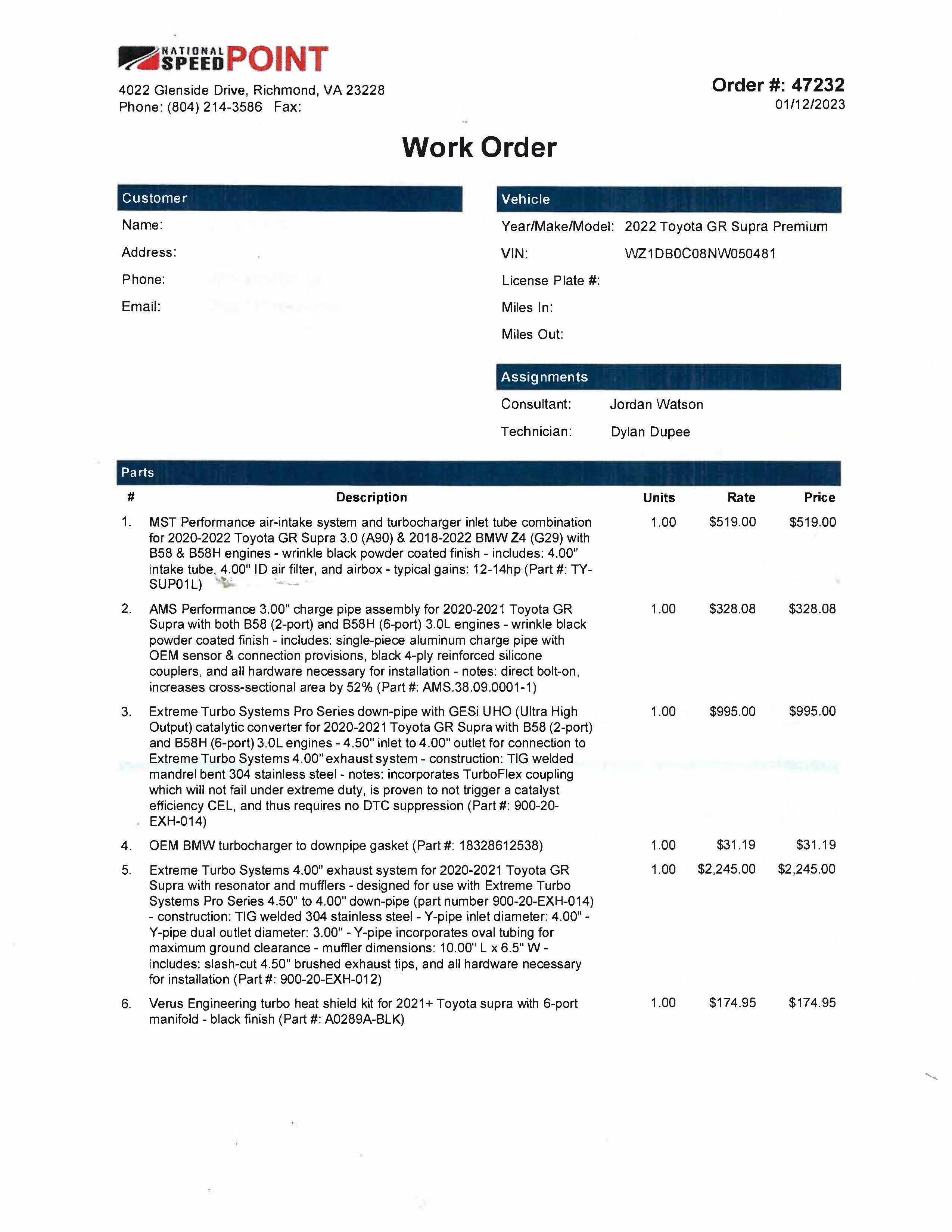 Used 2022 Toyota Supra Premium w/ Driver Assist Package RWD image 2