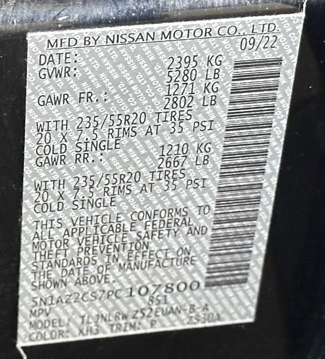 Used 2023 Nissan Murano SL w/ SL Moonroof Package image 51