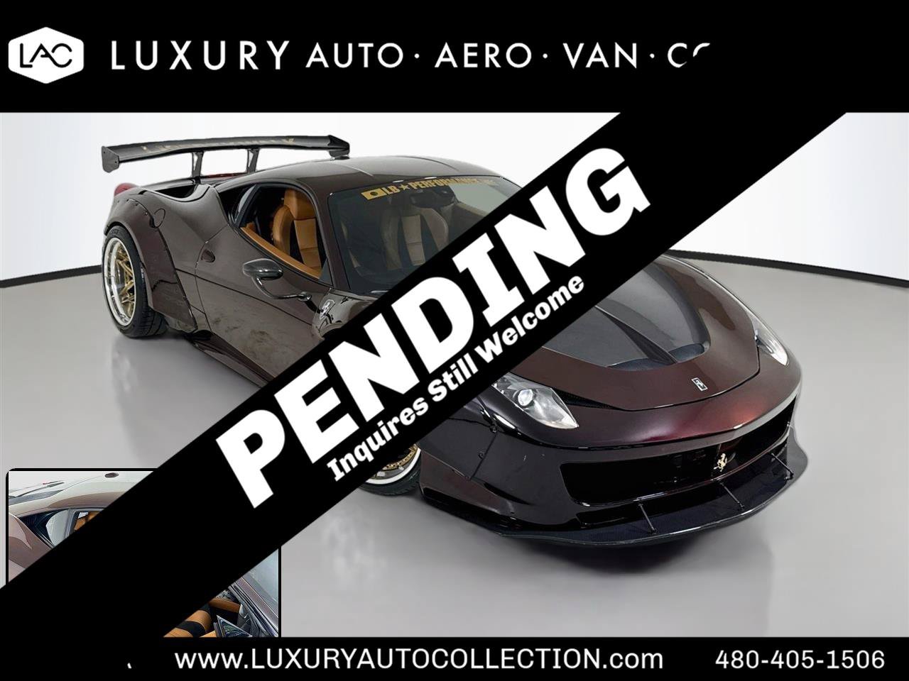 Used 2011 Ferrari 458 Italia Coupe RWD image 1